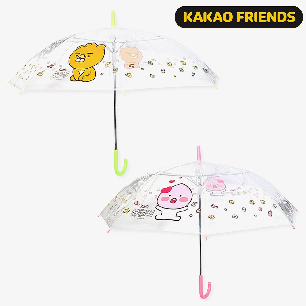 카카오프렌즈 LF 투명 자동 장우산